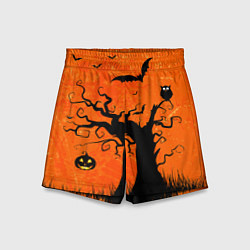 Шорты детские Мрачное дерево, цвет: 3D-принт