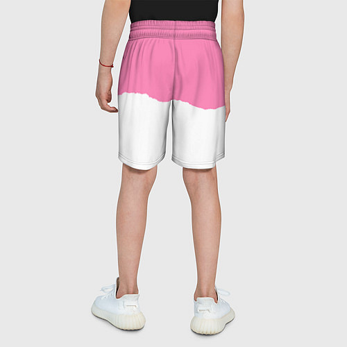 Детские шорты Stray Kids pink and white / 3D-принт – фото 4