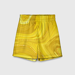 Шорты детские Янтарь, цвет: 3D-принт