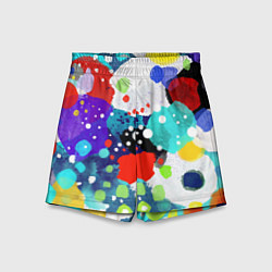 Шорты детские Яркая зима, цвет: 3D-принт