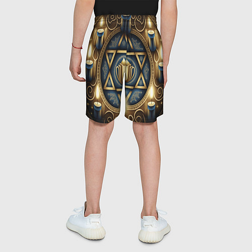 Детские шорты Ханука праздник огней / 3D-принт – фото 4
