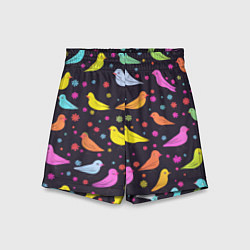 Детские шорты Сказочные птички синички