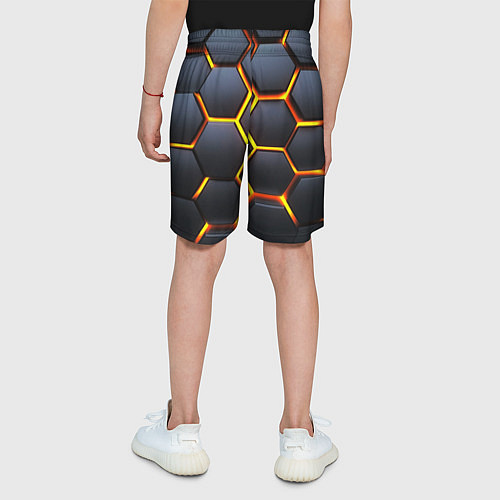 Детские шорты Плиты брони / 3D-принт – фото 4