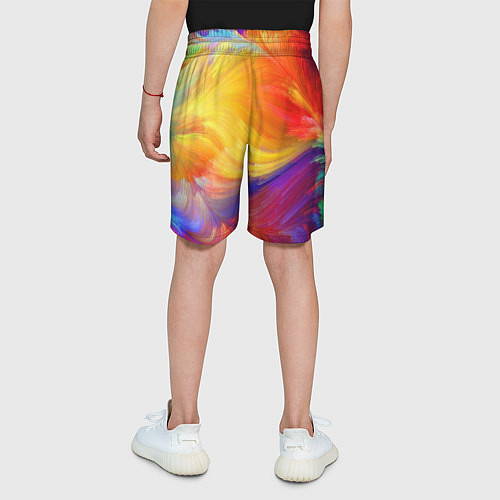 Детские шорты Бесконечные краски / 3D-принт – фото 4