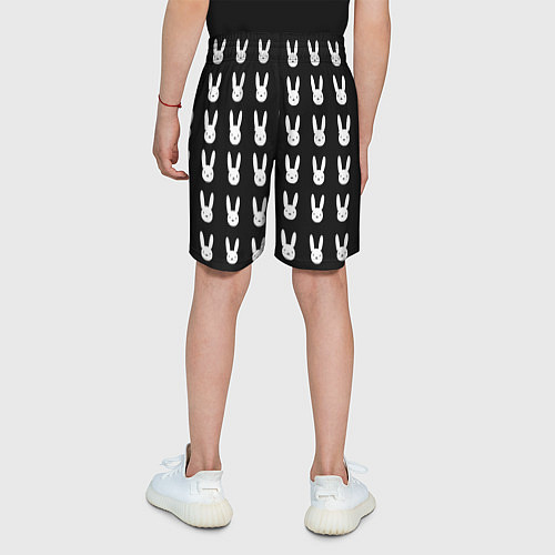 Детские шорты Bunny pattern black / 3D-принт – фото 4