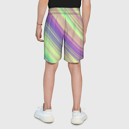 Детские шорты Весенние переливы / 3D-принт – фото 4