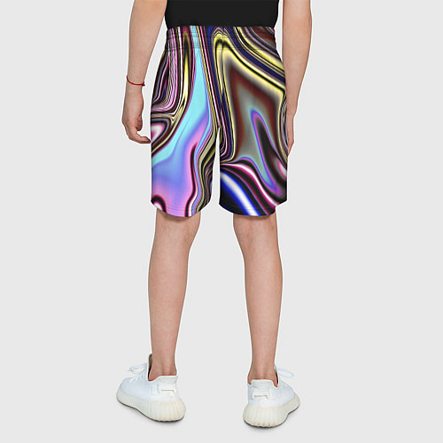 Детские шорты Блестящая ткань / 3D-принт – фото 4