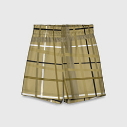 Шорты детские Светлый квадрат, цвет: 3D-принт