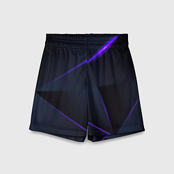 Шорты детские Geometry stripes neon stiil, цвет: 3D-принт