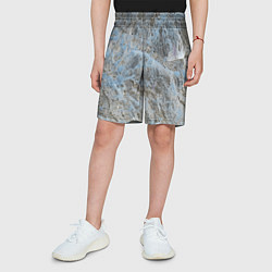 Шорты детские Паутина белая, цвет: 3D-принт — фото 2