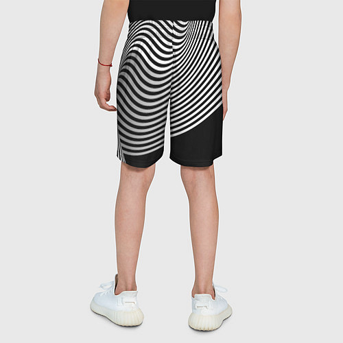 Детские шорты Trendy raster pattern / 3D-принт – фото 4