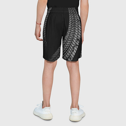 Детские шорты Genesis tire tracks / 3D-принт – фото 4