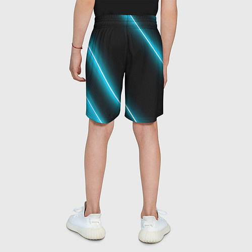 Детские шорты Jeep неоновые лампы / 3D-принт – фото 4