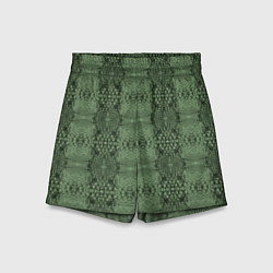 Шорты детские Крокодиловый стиль, цвет: 3D-принт