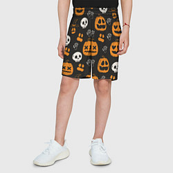 Шорты детские Holiday halloween, цвет: 3D-принт — фото 2