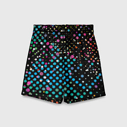 Детские шорты Яркие брызги