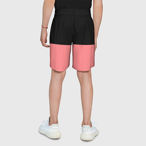 Детские шорты BLACK PINK на черно-розовом / 3D-принт – фото 4