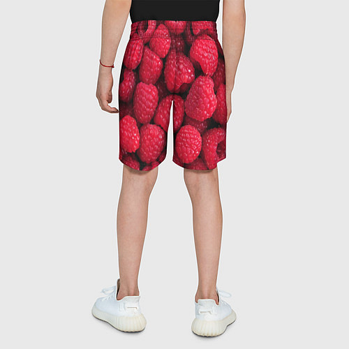 Детские шорты Малина - паттерн / 3D-принт – фото 4
