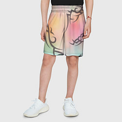 Шорты детские Трайбл граффити, цвет: 3D-принт — фото 2