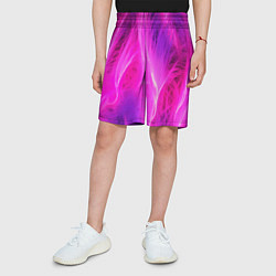 Шорты детские Pink abstract texture, цвет: 3D-принт — фото 2