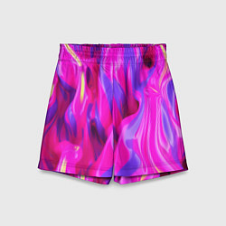 Шорты детские Pink blue texture, цвет: 3D-принт