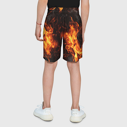 Детские шорты Fire style / 3D-принт – фото 4