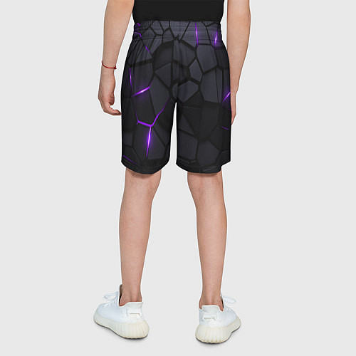 Детские шорты Infiniti - плиты с эффектом свечения / 3D-принт – фото 4