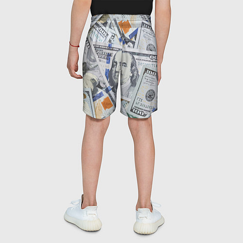 Детские шорты Сто зеленых / 3D-принт – фото 4