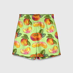 Детские шорты Мандарины с дольками