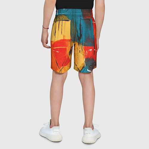 Детские шорты Картина маслом / 3D-принт – фото 4