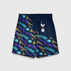 Шорты детские Tottenham градиентные мячи, цвет: 3D-принт