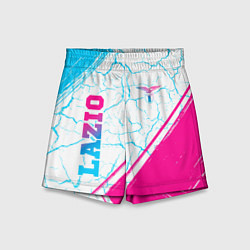 Детские шорты Lazio neon gradient style вертикально