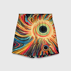 Шорты детские Space abstraction - ai art, цвет: 3D-принт