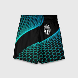 Шорты детские Monaco football net, цвет: 3D-принт