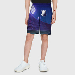 Шорты детские Hoffenheim ночное поле, цвет: 3D-принт — фото 2