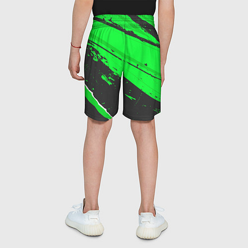 Детские шорты Leicester City sport green / 3D-принт – фото 4