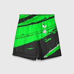 Шорты детские Tottenham sport green, цвет: 3D-принт