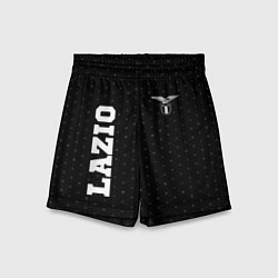 Шорты детские Lazio sport на темном фоне вертикально, цвет: 3D-принт