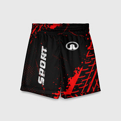Детские шорты Great Wall red sport tires