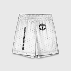Детские шорты Manchester United sport на светлом фоне вертикальн