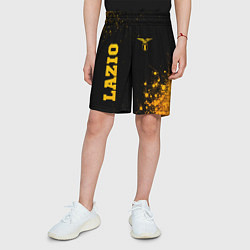 Шорты детские Lazio - gold gradient вертикально, цвет: 3D-принт — фото 2