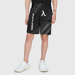 Шорты детские Half-Life metal game lines, цвет: 3D-принт — фото 2