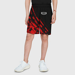 Шорты детские Geely sport grunge, цвет: 3D-принт — фото 2