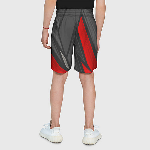 Детские шорты JoJo Bizarre Adventure red lines / 3D-принт – фото 4