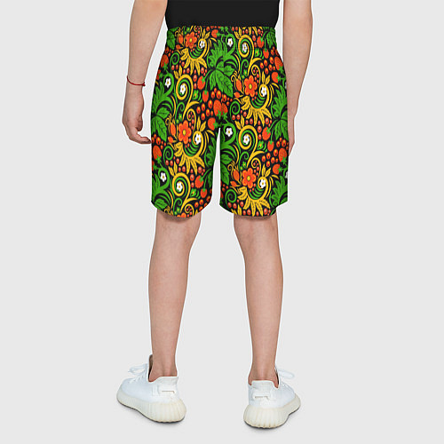 Детские шорты Русский узор / 3D-принт – фото 4