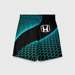 Шорты детские Honda electro hexagon, цвет: 3D-принт