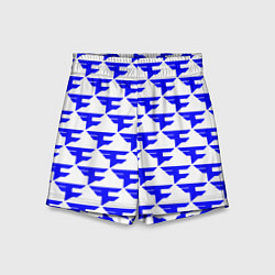 Шорты детские FaZe Clan pattern team, цвет: 3D-принт