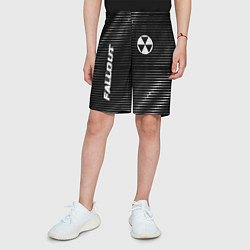 Шорты детские Fallout metal game lines, цвет: 3D-принт — фото 2