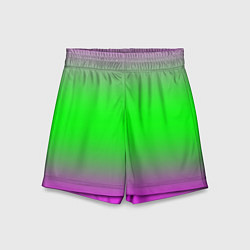 Шорты детские Градиент текстура, цвет: 3D-принт