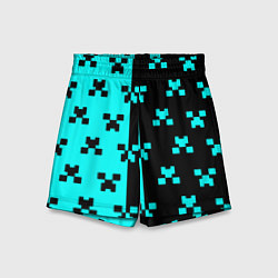 Шорты детские Minecraft pattern game, цвет: 3D-принт